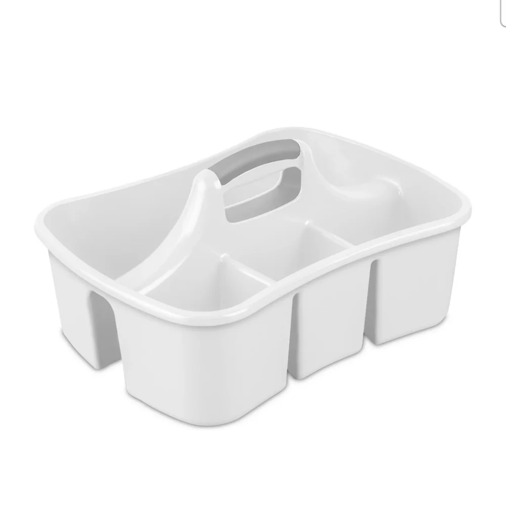 Plastic Portable Caddy Divided